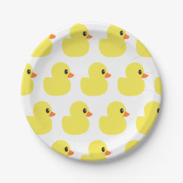 Plato De Papel Placas de papel "Ducky" de goma
