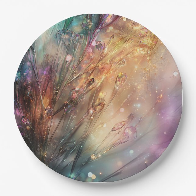 Plato De Papel Placas de papel elegantes de Ulrica (Anverso)