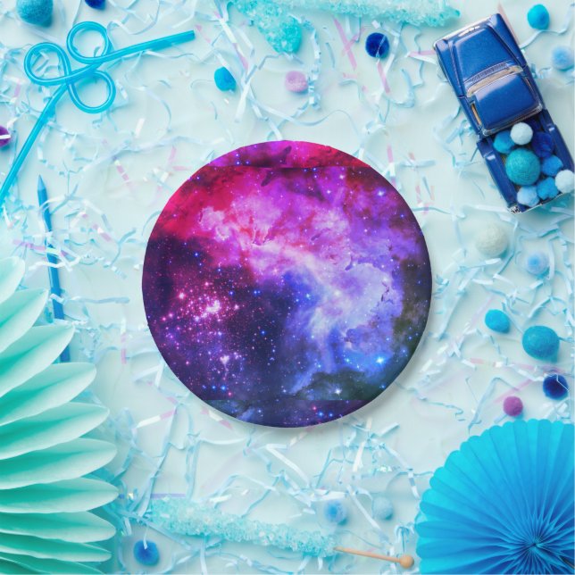 Plato De Papel Placas de papel espacial (Fiesta)