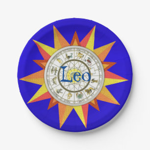 Plato De Papel Placas de papel, estrella azul astrología