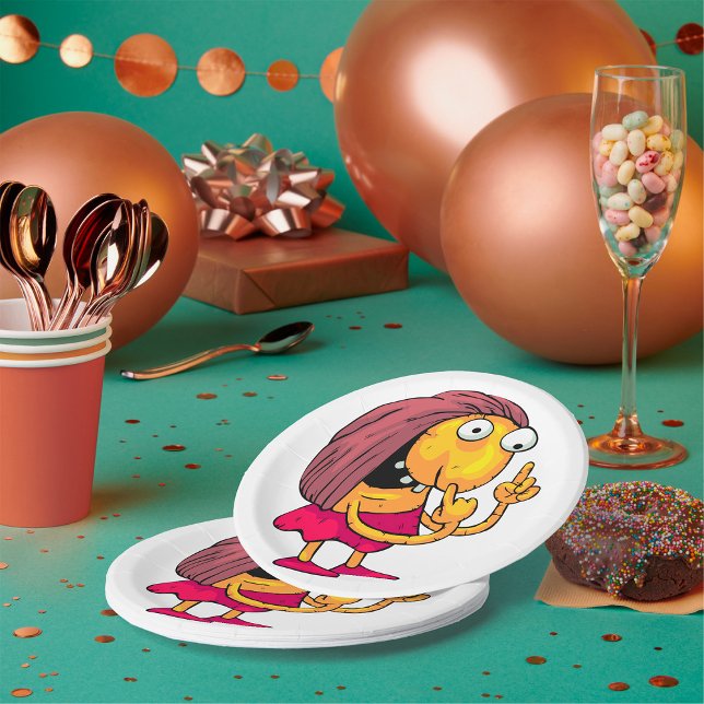 Plato De Papel Placas de papel extrañas para mujeres (Subido por el creador)