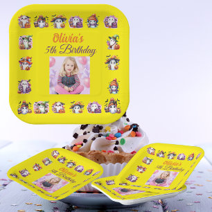 Plato De Papel Placas de papel fantasma para los niños Aniversari
