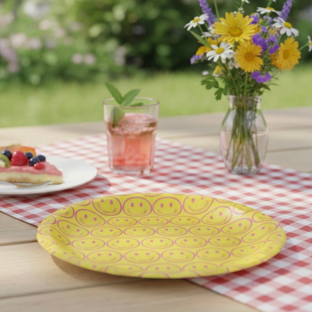 Plato De Papel Placas de papel felices (Subido por el creador)