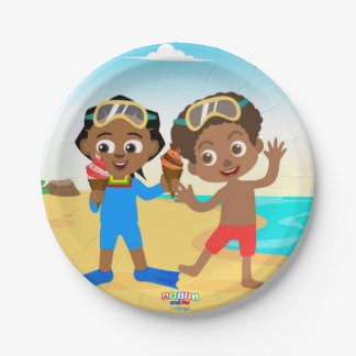 Plato De Papel Placas de papel Fiesta Akili 1