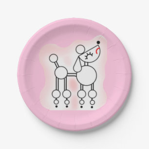 Plato De Papel Placas de papel Fiesta de cangrejo rosa
