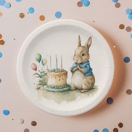 Plato De Papel Placas de papel fiesta de Peter Rabbit