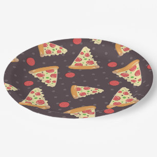 Plato De Papel Placas de papel Fiesta de pizza