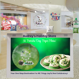 Plato De Papel Placas de papel Fiesta del Día de San Patricio