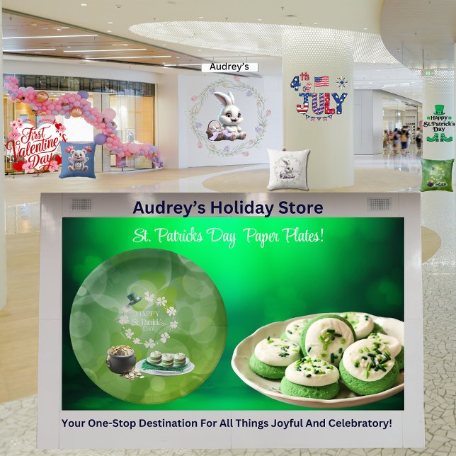 Plato De Papel Placas de papel Fiesta del Día de San Patricio (Subido por el creador)