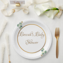 Placas de papel Fiesta elegantes