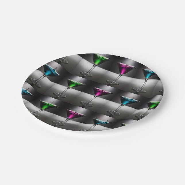 Plato De Papel Placas de papel Fiesta Martini Fiesta de cócteles (Angular)