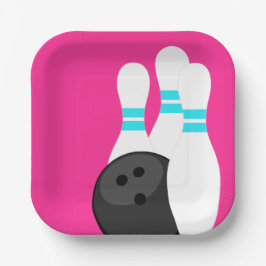 Plato De Papel Placas de papel Fiesta Neon Pink Bowl