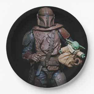 Plato De Papel Placas de papel galácticas para Fiestas de cazador