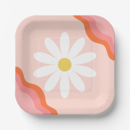 Plato De Papel Placas de papel gruesas | Placas Fiestas Groovy