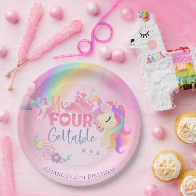 Plato De Papel Placas de papel inolvidables (Fiesta)