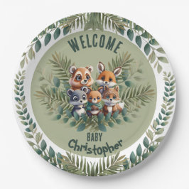 Plato De Papel Placas de papel inspiradas en la naturaleza