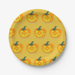 Plato De Papel Placas de papel Jack-O’ Lantern