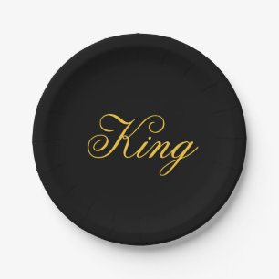 Plato De Papel Placas de papel King