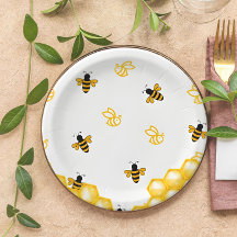 Placas de papel liso para bebete de miel