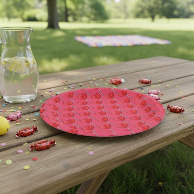 Plato De Papel Placas De Papel Lollipop (Subido por el creador)