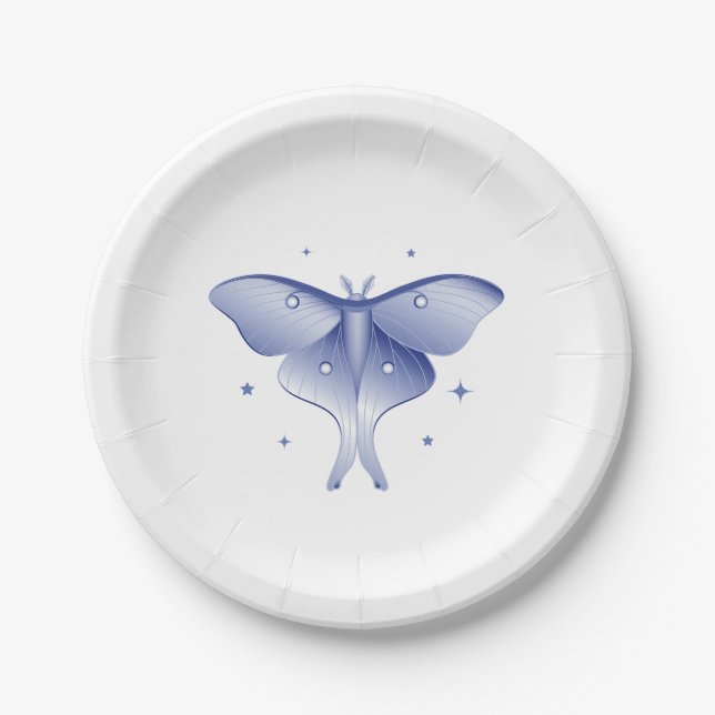 Plato De Papel Placas de papel Luna Moth (Anverso)
