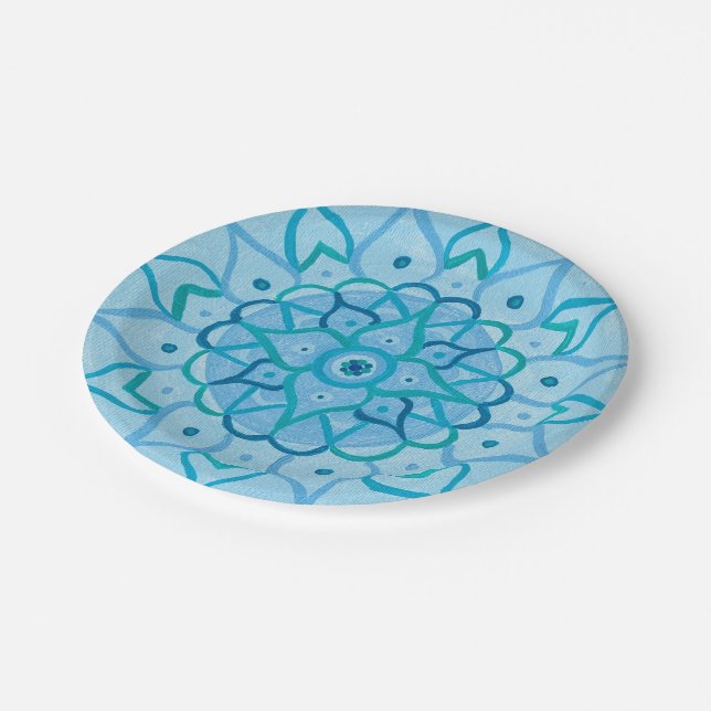 Plato De Papel Placas de papel Mandala (Angular)