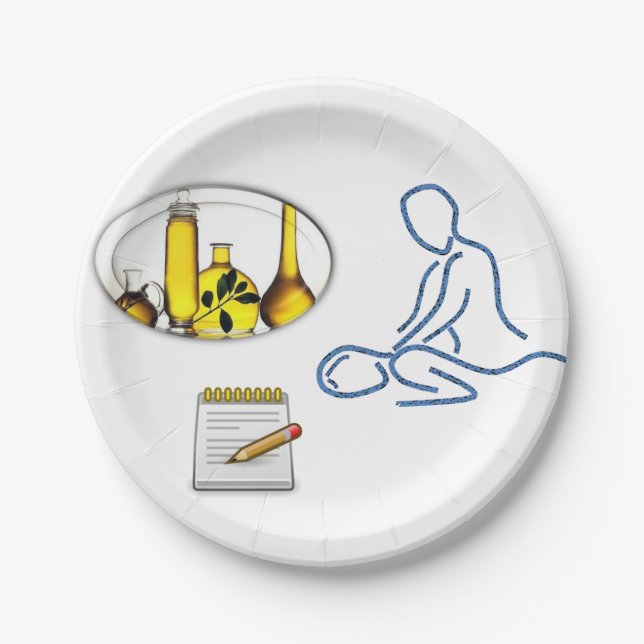 Plato De Papel Placas de papel massuese (Anverso)