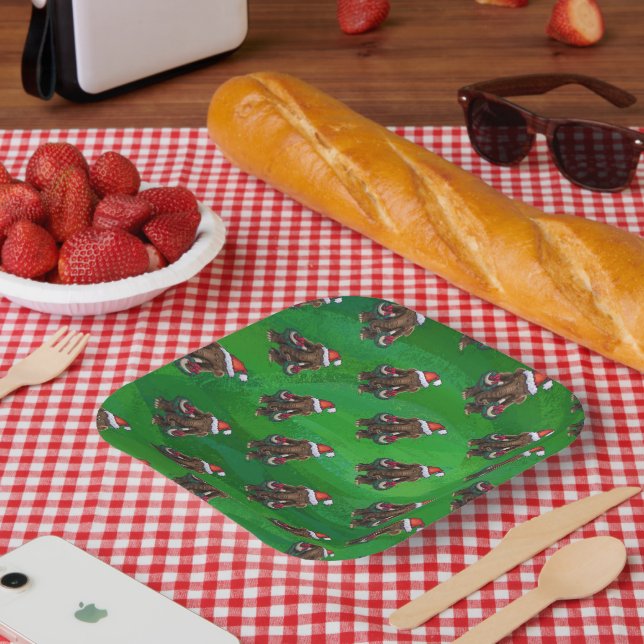 Plato De Papel Placas de papel Mastodon de vacaciones (Picnic)