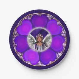 Plato De Papel Placas de papel morado Soul