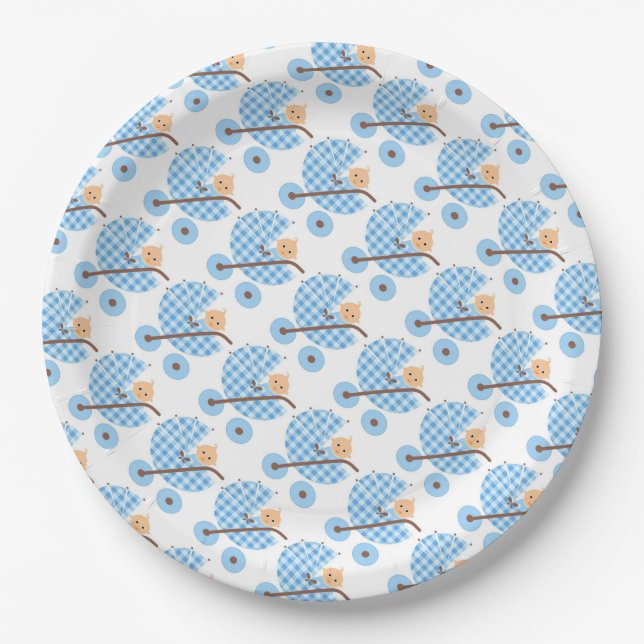 Plato De Papel Placas de papel/niño bebé (Anverso)