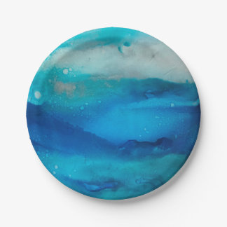 Plato De Papel Placas de papel Ocean Moods | Estilo nº 4 | Vibes