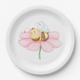 Plato De Papel Placas de papel para abejas y flores