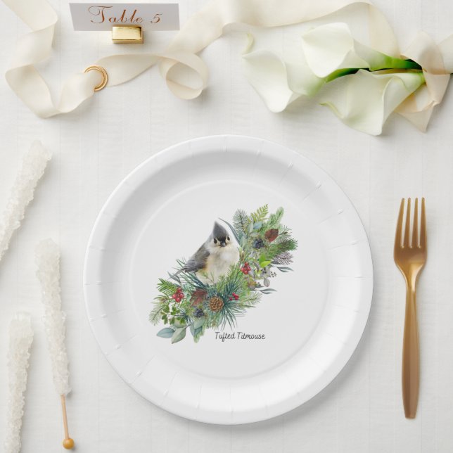 Plato De Papel Placas de papel para aves (Boda)