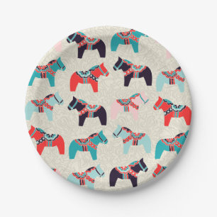 Plato De Papel Placas de papel para caballos de Dala