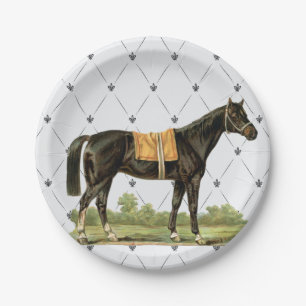 Plato De Papel Placas de papel para caballos de la silla de rueda
