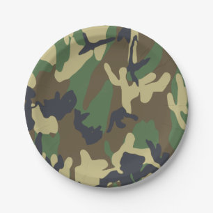 Plato De Papel Placas de papel para camo
