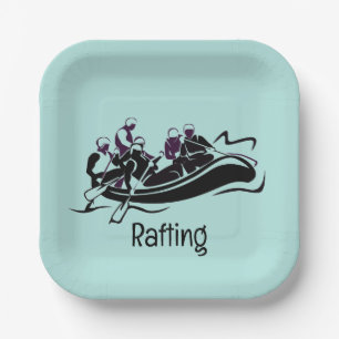 Plato De Papel Placas de papel para el diseño de Rafting de los r