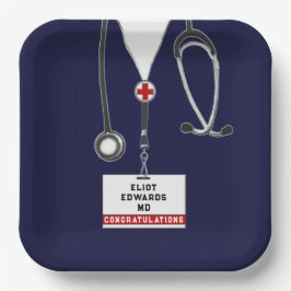 Plato De Papel Placas de papel para el partido de graduación de l