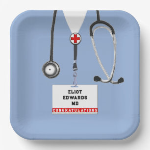 Plato De Papel Placas de papel para el partido de graduación de l