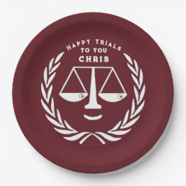 Plato De Papel Placas de papel para el partido de graduación de l