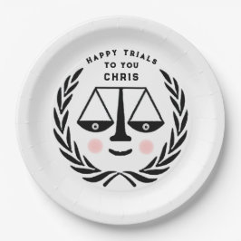 Plato De Papel Placas de papel para el partido de graduación de l