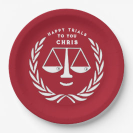 Plato De Papel Placas de papel para el partido de graduación de l