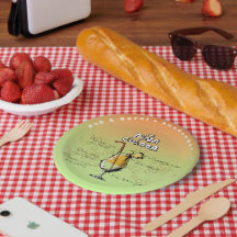 Placas de papel para Fiesta de cócteles Sundowner 