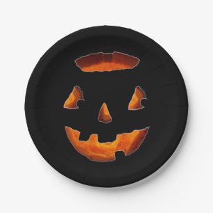 Plato De Papel Placas de papel para fiestas de Halloween