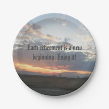 placas de papel para fiestas de jubilación