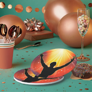 Plato De Papel Placas de papel para hombre espiritual