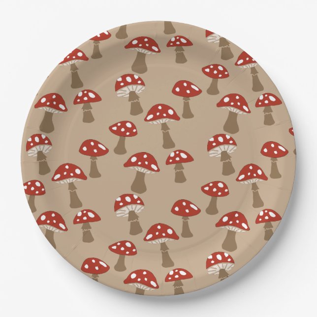 Plato De Papel Placas de papel para hongos (Anverso)