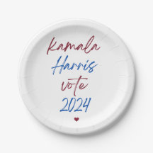Placas de papel para Kamala Harris 2024
