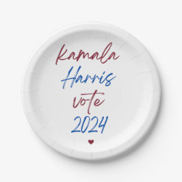 Plato De Papel Placas de papel para Kamala Harris 2024