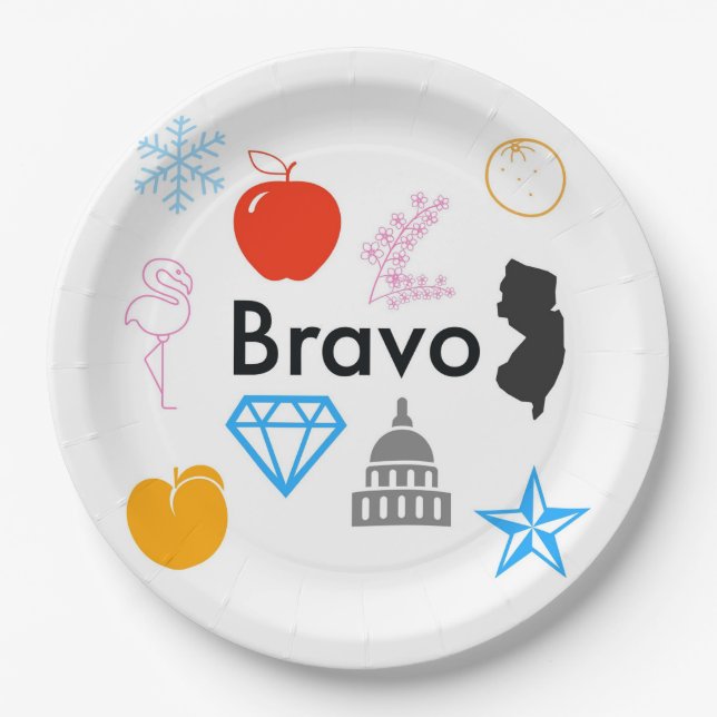 Plato De Papel Placas de papel para las amas de casa reales (Anverso)